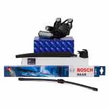 AIC Wischermotor 56672 + Wischarm, Scheibenreinigung 53228 BOSCH Wischblatt 3 397 008 009
