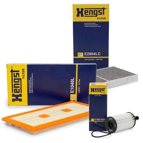 HENGST FILTER Filter, Innenraumluft E2904LC + Ölfilter E129H D222 + Luftfilter E1040L Bild HENGST FILTER Filter, Innenraumluft E2904LC + Ölfilter E129H D222 + Luftfilter E1040L