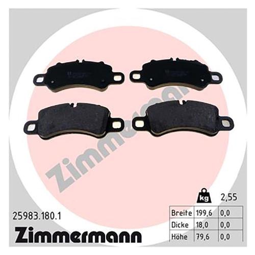 Zimmermann FORMULA Z Bremsscheiben + Beläge PORSCHE 718 Boxster Spyder Cayman GT4 vorne Bild Zimmermann FORMULA Z Bremsscheiben + Beläge PORSCHE 718 Boxster Spyder Cayman GT4 vorne