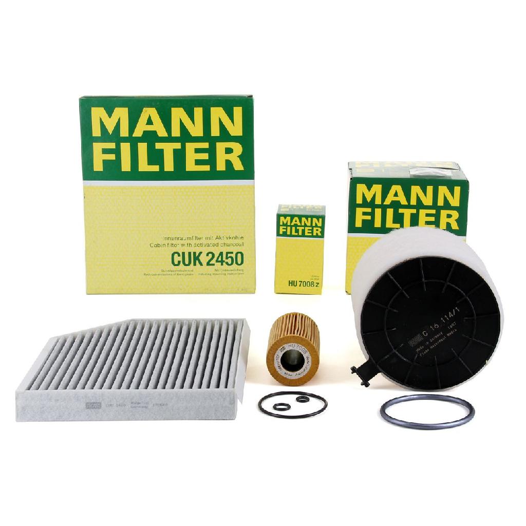MANN Filterset 3-tlg AUDI A4 (8K B8) A5 (8T 8F) Q5 (8RB) 3.0 / SQ5 TDI 204-340 PS