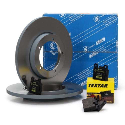 SEBRO Bremsscheiben + TEXTAR Beläge PORSCHE 911 2.0 T/E/L/S + 912 1.6 vorne Bild SEBRO Bremsscheiben + TEXTAR Beläge PORSCHE 911 2.0 T/E/L/S + 912 1.6 vorne