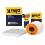 HENGST FILTER Luftfilter E1342L + Ölfilter E650H01 D444 + Filter, Innenraumluft E3907LC