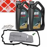 FEBI Getriebefilter + Dichtung + 8L FUCHS Getriebeöl MERCEDES 722.9 7G-TRONIC