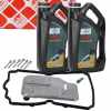 FEBI Getriebefilter + Dichtung + 8L FUCHS Getriebeöl MERCEDES 722.9 7G-TRONIC Bild FEBI Getriebefilter + Dichtung + 8L FUCHS Getriebeöl MERCEDES 722.9 7G-TRONIC