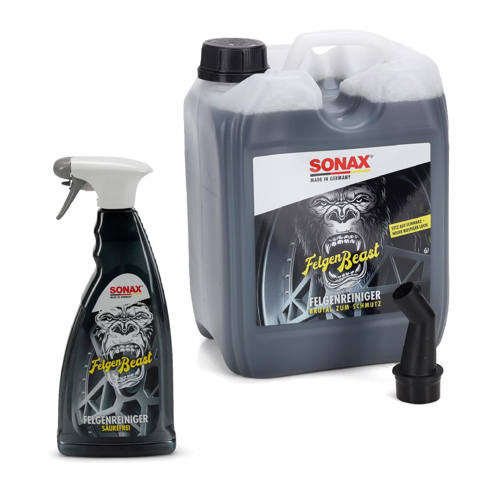 SONAX Felgenreiniger 04333000 + Felgenreiniger 04335000