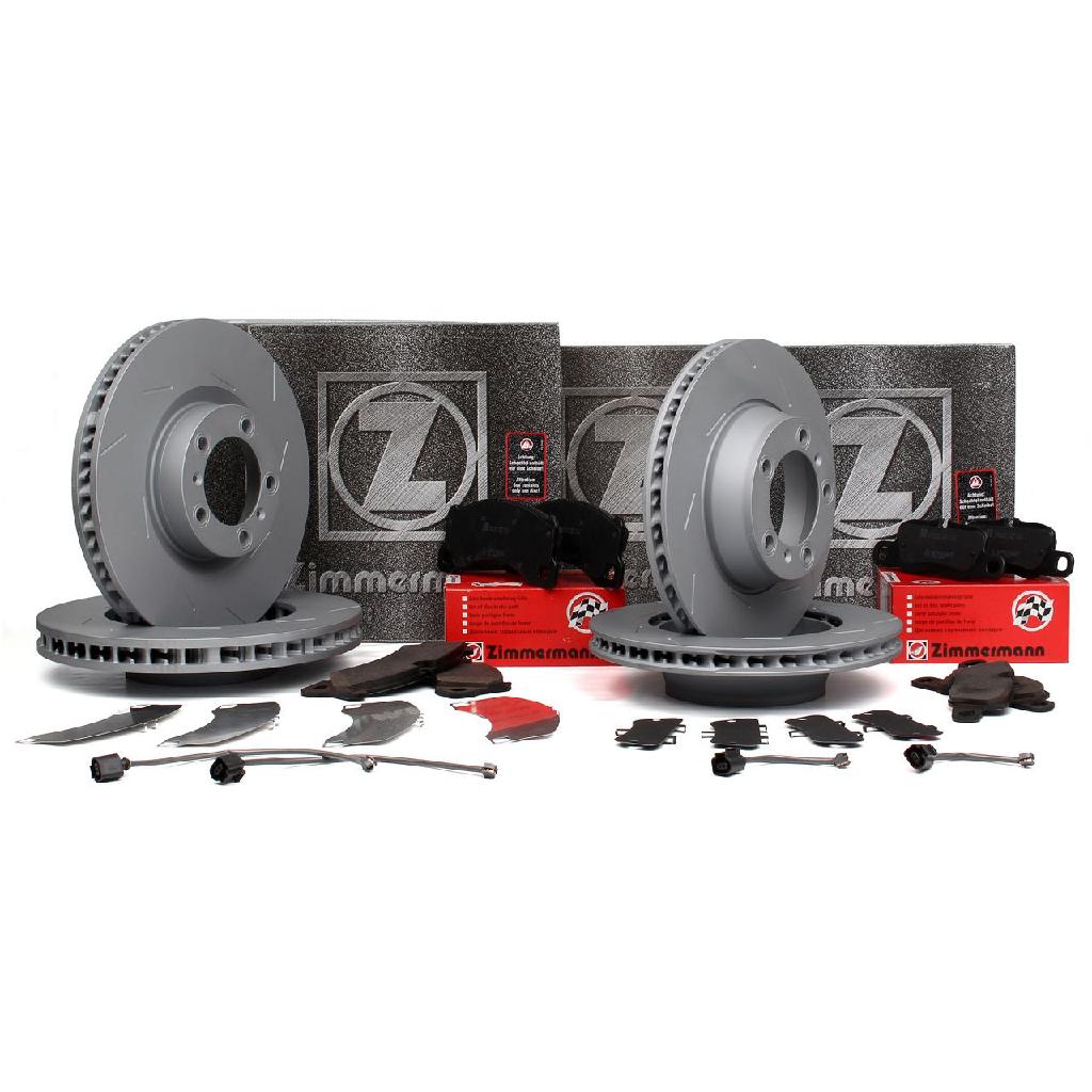 ZIMMERMANN Bremsscheiben Beläge Wako PORSCHE Panamera 970 S / D / S E-Hybrid vorne hinten