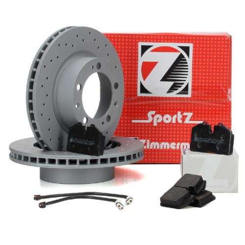 Zimmermann SPORT Bremsscheiben + pb:z Beläge + Wako PORSCHE 944 2.5 Turbo 3.0 S2 vorne Bild Zimmermann SPORT Bremsscheiben + pb:z Beläge + Wako PORSCHE 944 2.5 Turbo 3.0 S2 vorne