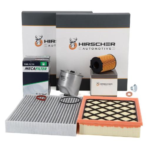 HIRSCHER Filterset Filterpaket 4-tlg FORD Mondeo 5 MK5 1.6 TDCi 115 PS Bild HIRSCHER Filterset Filterpaket 4-tlg FORD Mondeo 5 MK5 1.6 TDCi 115 PS