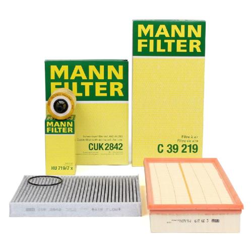 MANN Filterset Filterpaket 3-tlg VW Touareg (7L) 2.5 R5 TDI 163/174 PS Bild MANN Filterset Filterpaket 3-tlg VW Touareg (7L) 2.5 R5 TDI 163/174 PS