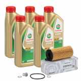 5L CASTROL EDGE 5W-30 M LL-04 Motoröl + ORIGINAL Ölfilter BMW F20/21 F22/23 F30/31 B37 B38
