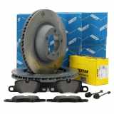 SEBRO Bremsscheiben + TEXTAR Beläge + Wako PORSCHE Panamera 970 4.8 3.0 S E-Hybrid hinten