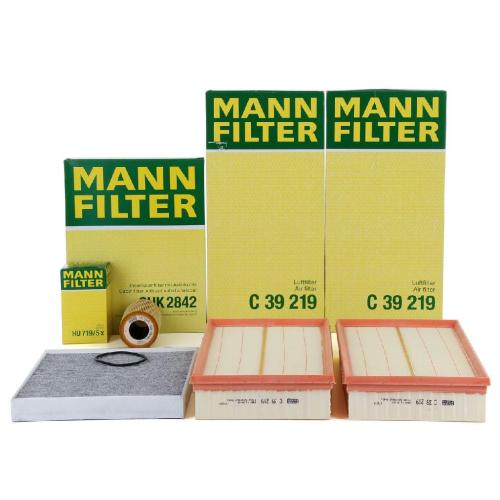 MANN-FILTER Filter, Innenraumluft CUK 2842 + Luftfilter C 39 219 + Ölfilter HU 719/5 x Bild MANN-FILTER Filter, Innenraumluft CUK 2842 + Luftfilter C 39 219 + Ölfilter HU 719/5 x