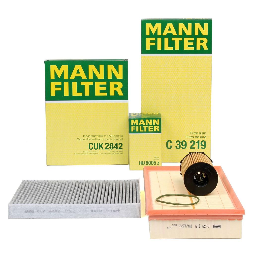 MANN Filterset Filterpaket 3-tlg AUDI Q7 (4LB) 3.0 TDI quattro 204/240/245 PS