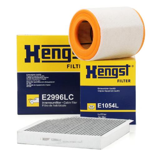 HENGST FILTER Luftfilter E1054L + Filter, Innenraumluft E2996LC Bild HENGST FILTER Luftfilter E1054L + Filter, Innenraumluft E2996LC