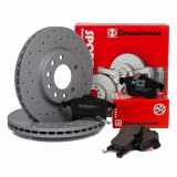 ZIMMERMANN Bremsscheibe 430.1483.52 + Bremsbelagsatz, Scheibenbremse 23832.200.1
