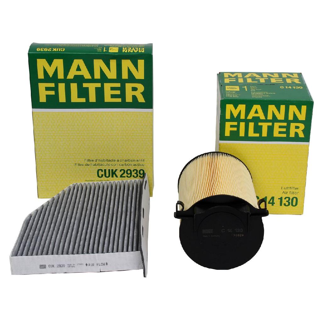 MANN-FILTER Filter, Innenraumluft CUK 2939 + Luftfilter C 14 130