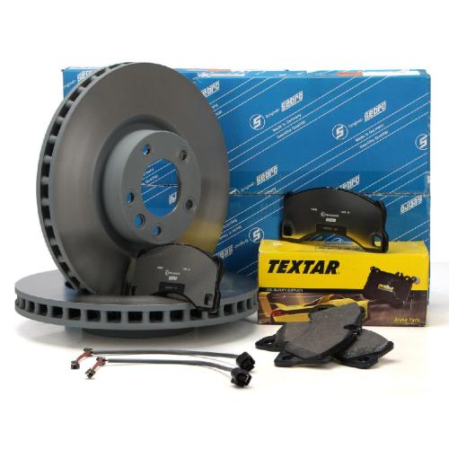 SEBRO Bremsscheiben + TEXTAR Beläge + Wako PORSCHE Cayenne (9PA) Touareg (7L) vorne Bild SEBRO Bremsscheiben + TEXTAR Beläge + Wako PORSCHE Cayenne (9PA) Touareg (7L) vorne