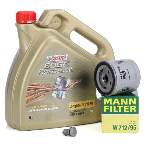 4L CASTROL EDGE LongLife III 5W-30 + MANN Ölfilter AUDI CUPRA SEAT SKODA VW 1.0-1.5 TSI Bild 4L CASTROL EDGE LongLife III 5W-30 + MANN Ölfilter AUDI CUPRA SEAT SKODA VW 1.0-1.5 TSI