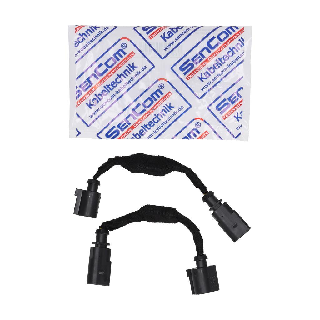 2x SENCOM Adapterkabel LED Kennzeichenleuchte für VW GOLF 5-7 LEON 3 PORSCHE 991