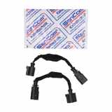 2x SENCOM Adapterkabel LED Kennzeichenleuchte für VW GOLF 5-7 LEON 3 PORSCHE 991