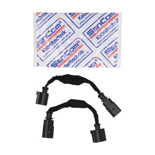2x SENCOM Adapterkabel LED Kennzeichenleuchte für VW GOLF 5-7 LEON 3 PORSCHE 991 Bild 2x SENCOM Adapterkabel LED Kennzeichenleuchte für VW GOLF 5-7 LEON 3 PORSCHE 991