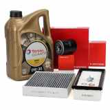 HERTH+BUSS Filterset + 5L TOTAL 0W30 Motoröl SMART ForFour (454) 1.1 64 PS