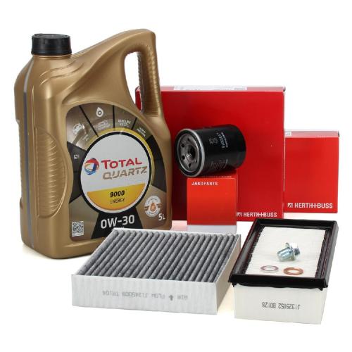 HERTH+BUSS Filterset + 5L TOTAL 0W30 Motoröl SMART ForFour (454) 1.1 64 PS Bild HERTH+BUSS Filterset + 5L TOTAL 0W30 Motoröl SMART ForFour (454) 1.1 64 PS