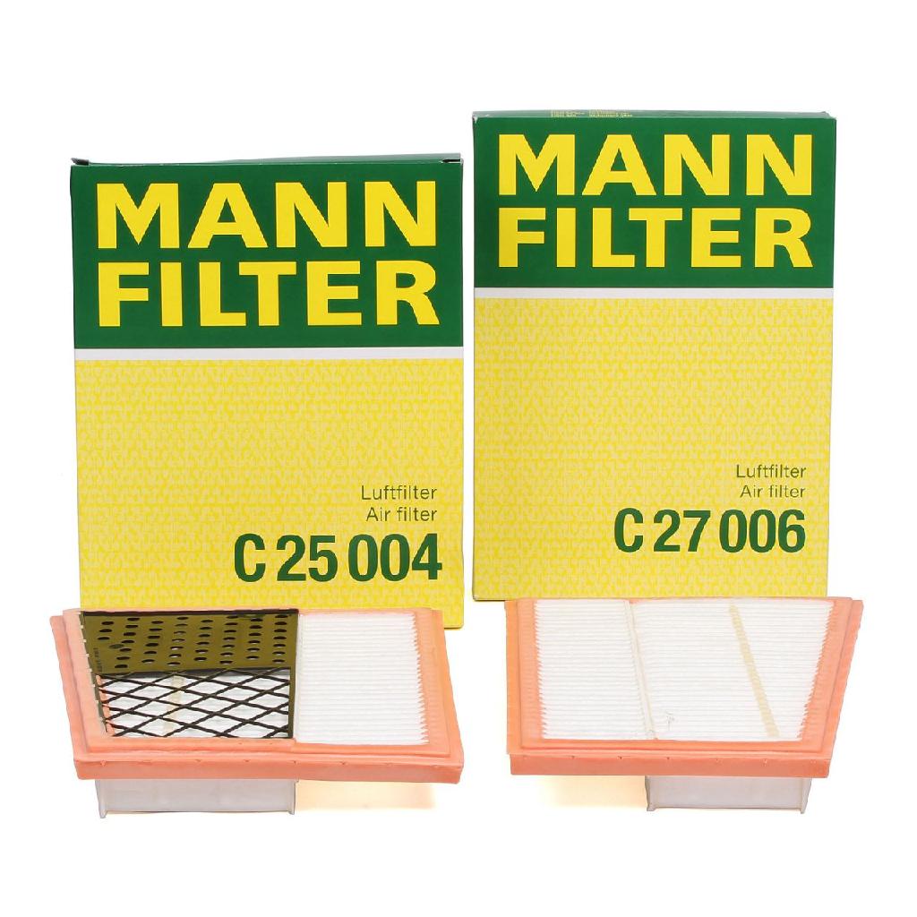 MANN-FILTER Luftfilter C 25 004 + Luftfilter C 27 006
