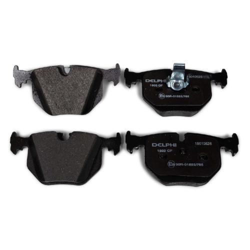 DELPHI Bremsscheiben + Bremsbeläge + Sensor BMW 3er E46 330i 330xi 330d 330xd hinten Bild DELPHI Bremsscheiben + Bremsbeläge + Sensor BMW 3er E46 330i 330xi 330d 330xd hinten