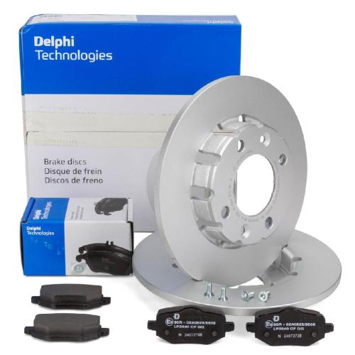 DELPHI Bremsbelagsatz, Scheibenbremse LP3640 + Bremsscheibe BG5120C Bild DELPHI Bremsbelagsatz, Scheibenbremse LP3640 + Bremsscheibe BG5120C