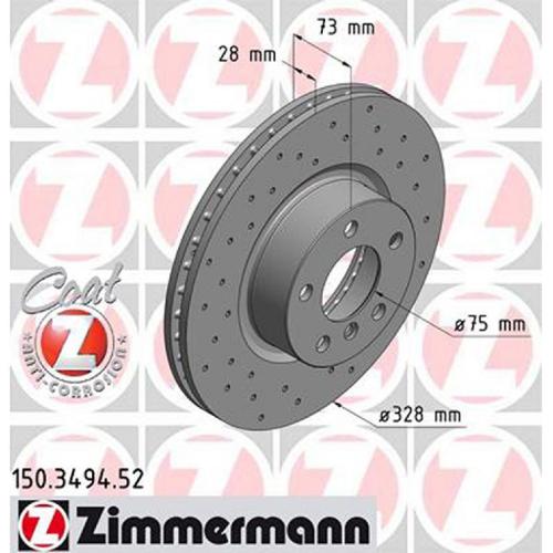 Zimmermann SPORT Bremsscheiben + Beläge + Wako für BMW X3 F25 X4 F26 20-35i 18-35d vorne Bild Zimmermann SPORT Bremsscheiben + Beläge + Wako für BMW X3 F25 X4 F26 20-35i 18-35d vorne
