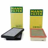 MANN-FILTER Luftfilter C 30 153/2 + Filter, Innenraumluft CUK 3124-2