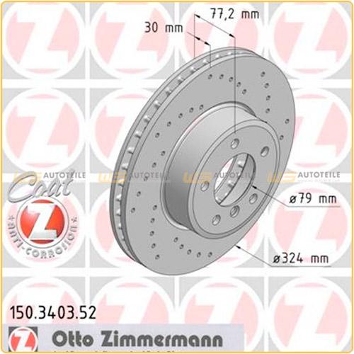 Zimmermann SPORT Bremsscheiben + Beläge + Wako BMW 5er E60 6er E63 E64 630i vorne + hinten Bild Zimmermann SPORT Bremsscheiben + Beläge + Wako BMW 5er E60 6er E63 E64 630i vorne + hinten