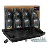 AIC Getriebeölwanne + Filter + Schrauben + 8L FUCHS Getriebeöl für BMW GA8HP70Z/45Z