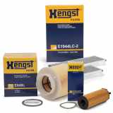 HENGST FILTER Luftfilter E648L + Ölfilter E73H D207 + Filter, Innenraumluft E1944LC-2