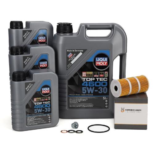 8L LIQUI MOLY 5W30 Motoröl + HIRSCHER Ölfilter FIAT MERCEDES NISSAN OPEL RENAULT Bild 8L LIQUI MOLY 5W30 Motoröl + HIRSCHER Ölfilter FIAT MERCEDES NISSAN OPEL RENAULT