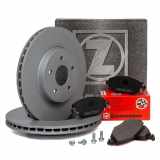 ZIMMERMANN Bremsbelagsatz, Scheibenbremse 23279.185.1 + Bremsscheibe 250.1344.20