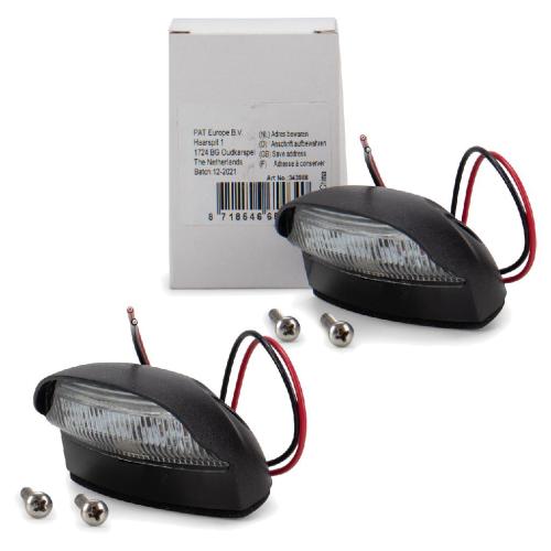 2x PROPLUS 343966 LED Kennzeichenleuchte Nummernschildleuchte 72x50mm PKW Anhänger Bild 2x PROPLUS 343966 LED Kennzeichenleuchte Nummernschildleuchte 72x50mm PKW Anhänger