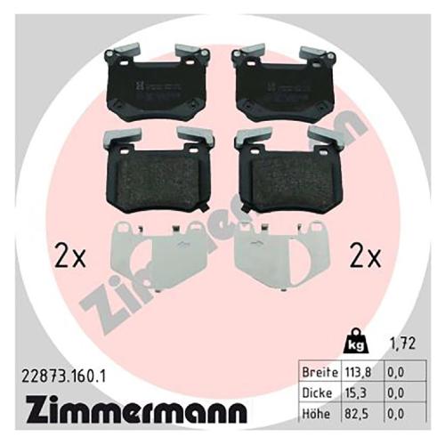 ZIMMERMANN Bremsscheibe 320.3823.20 + Bremsbelagsatz, Scheibenbremse 22873.160.1 Bild ZIMMERMANN Bremsscheibe 320.3823.20 + Bremsbelagsatz, Scheibenbremse 22873.160.1