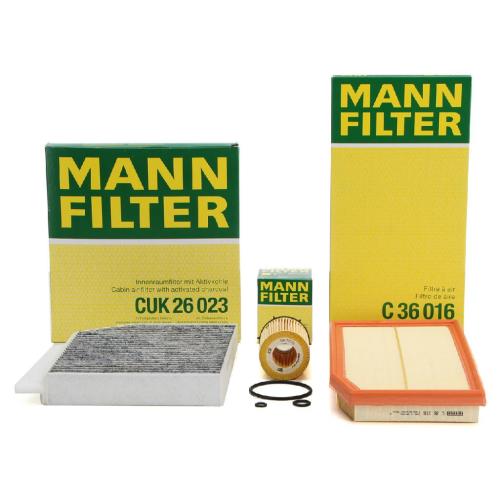 MANN-FILTER Luftfilter C 36 016 + Filter, Innenraumluft CUK 26 023 + Ölfilter HU 711/6 z Bild MANN-FILTER Luftfilter C 36 016 + Filter, Innenraumluft CUK 26 023 + Ölfilter HU 711/6 z