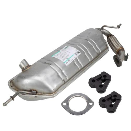 IMASAF Endschalldämpfer 32.56.07 + Dichtung, Abgasrohr 09.44.14 + Halter, Abgasanlage 09.12.77 Bild IMASAF Endschalldämpfer 32.56.07 + Dichtung, Abgasrohr 09.44.14 + Halter, Abgasanlage 09.12.77