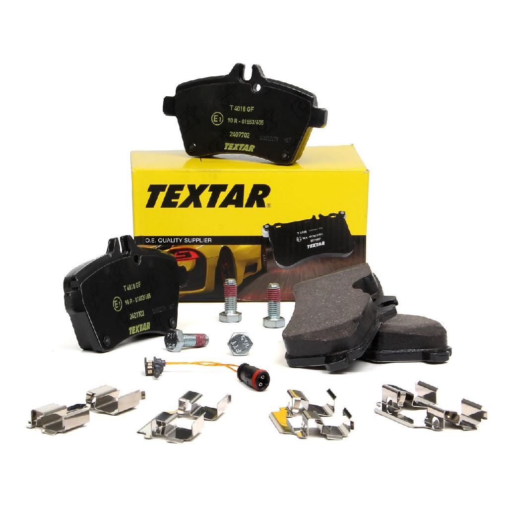 TEXTAR 2407702 Bremsbeläge + Wako MERCEDES A-Klasse W69 B-Klasse W245 vorne