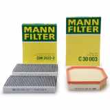 MANN-FILTER Luftfilter C 30 003 + Filter, Innenraumluft CUK 2533-2