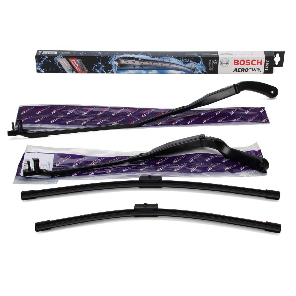 AIC Wischarm, Scheibenreinigung 53171 + Wischarm, Scheibenreinigung 53172 BOSCH Wischblatt 3 397 118 927