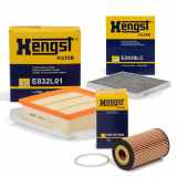 HENGST FILTER Filter, Innenraumluft E2939LC + Luftfilter E832L01 + Ölfilter E611H D442