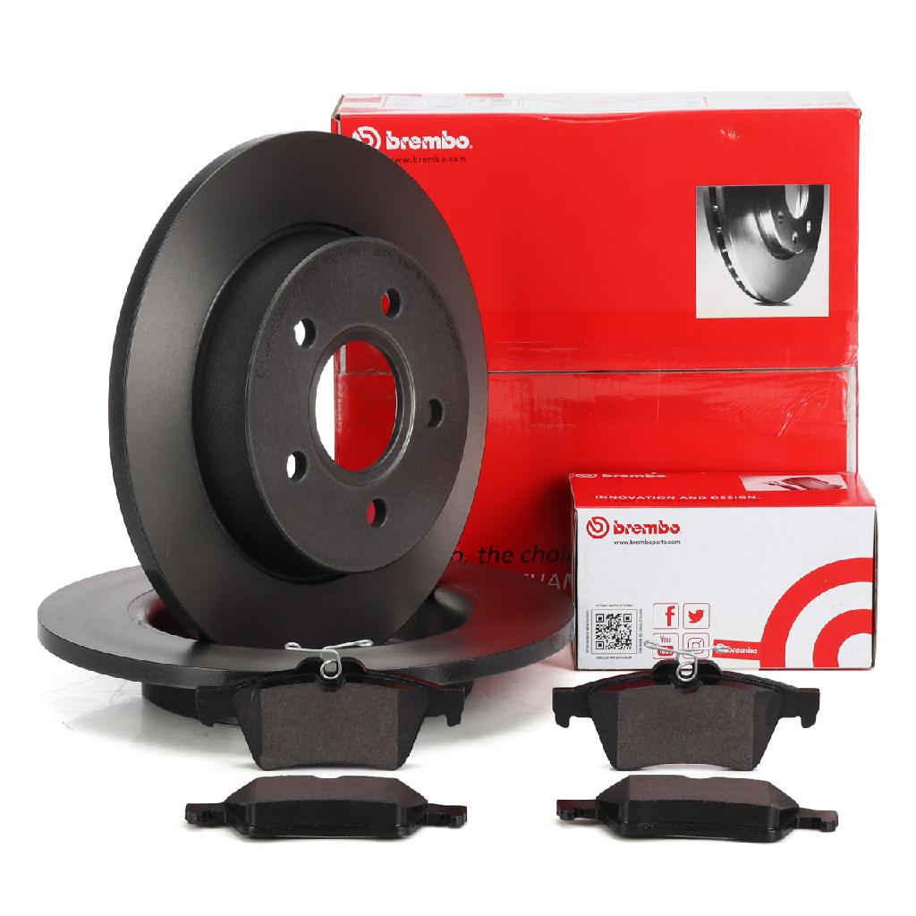 BREMBO Bremsscheibe 08.A029.21 + Bremsbelagsatz, Scheibenbremse P 59 042