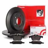 BREMBO Bremsscheibe 08.A029.21 + Bremsbelagsatz, Scheibenbremse P 59 042