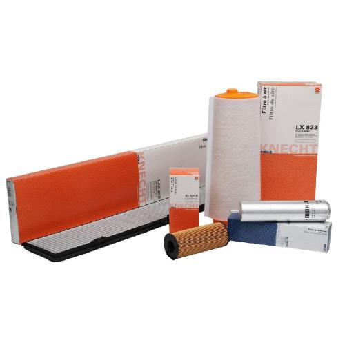 MAHLE Ölfilter OX 361/4D + Luftfilter LX 823 + Filter, Innenraumluft LAK 248 + Kraftstofffilter KL 169/4D Bild MAHLE Ölfilter OX 361/4D + Luftfilter LX 823 + Filter, Innenraumluft LAK 248 + Kraftstofffilter KL 169/4D