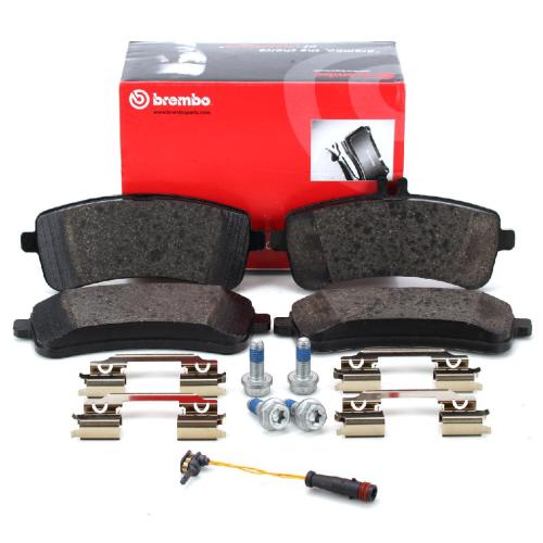 BREMBO P50132 Bremsbeläge + Warnsensor MERCEDES W205 W222 A217 R231 63 AMG GT hinten Bild BREMBO P50132 Bremsbeläge + Warnsensor MERCEDES W205 W222 A217 R231 63 AMG GT hinten
