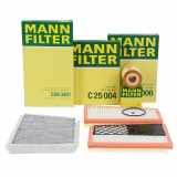 MANN Filterset 3-tlg MERCEDES C-Klasse W203 S203 CLK C209 A209 320CDI OM642.910 224 PS